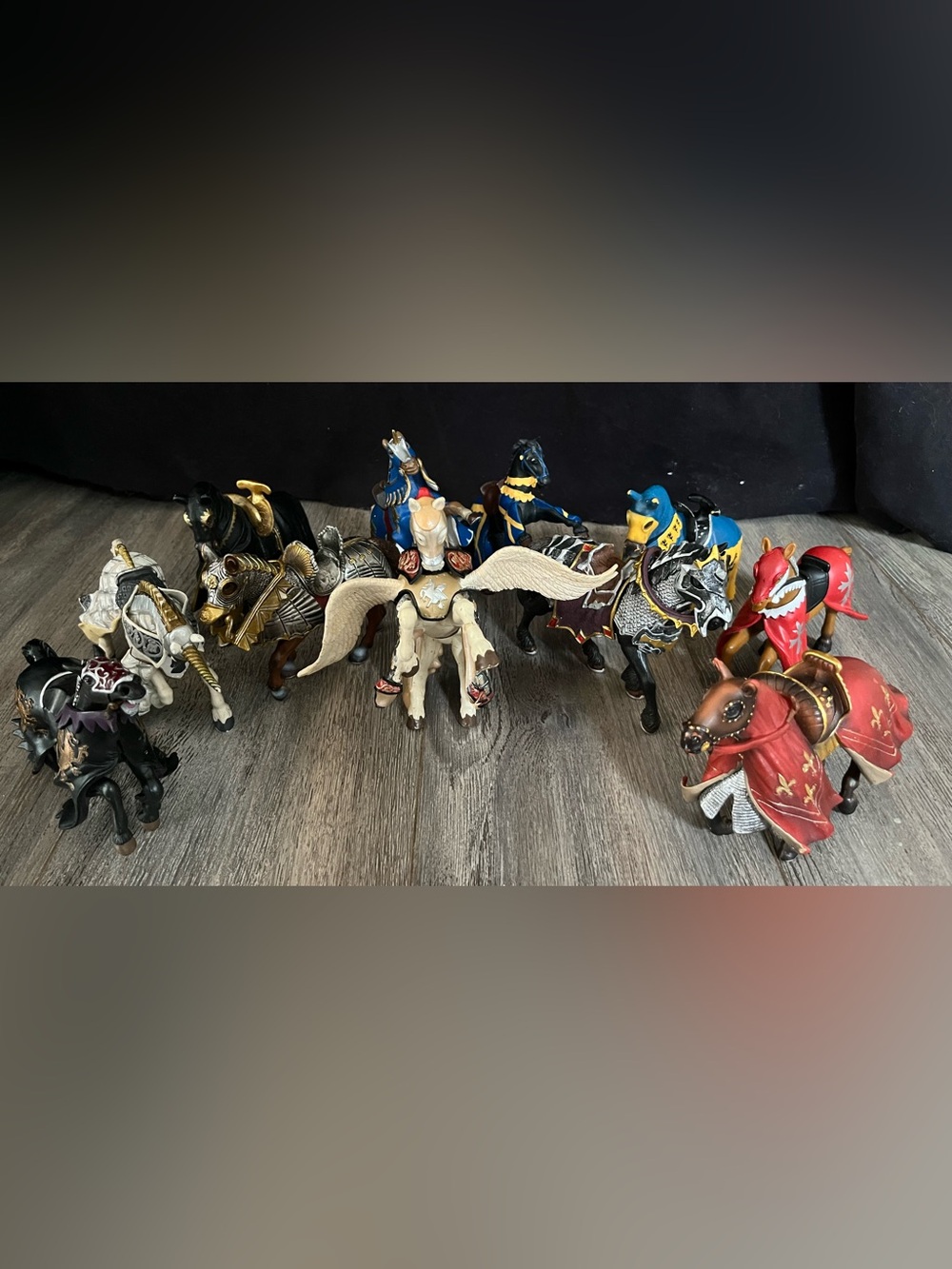 Schleich Papo Knights Horses Pegasus Lot
